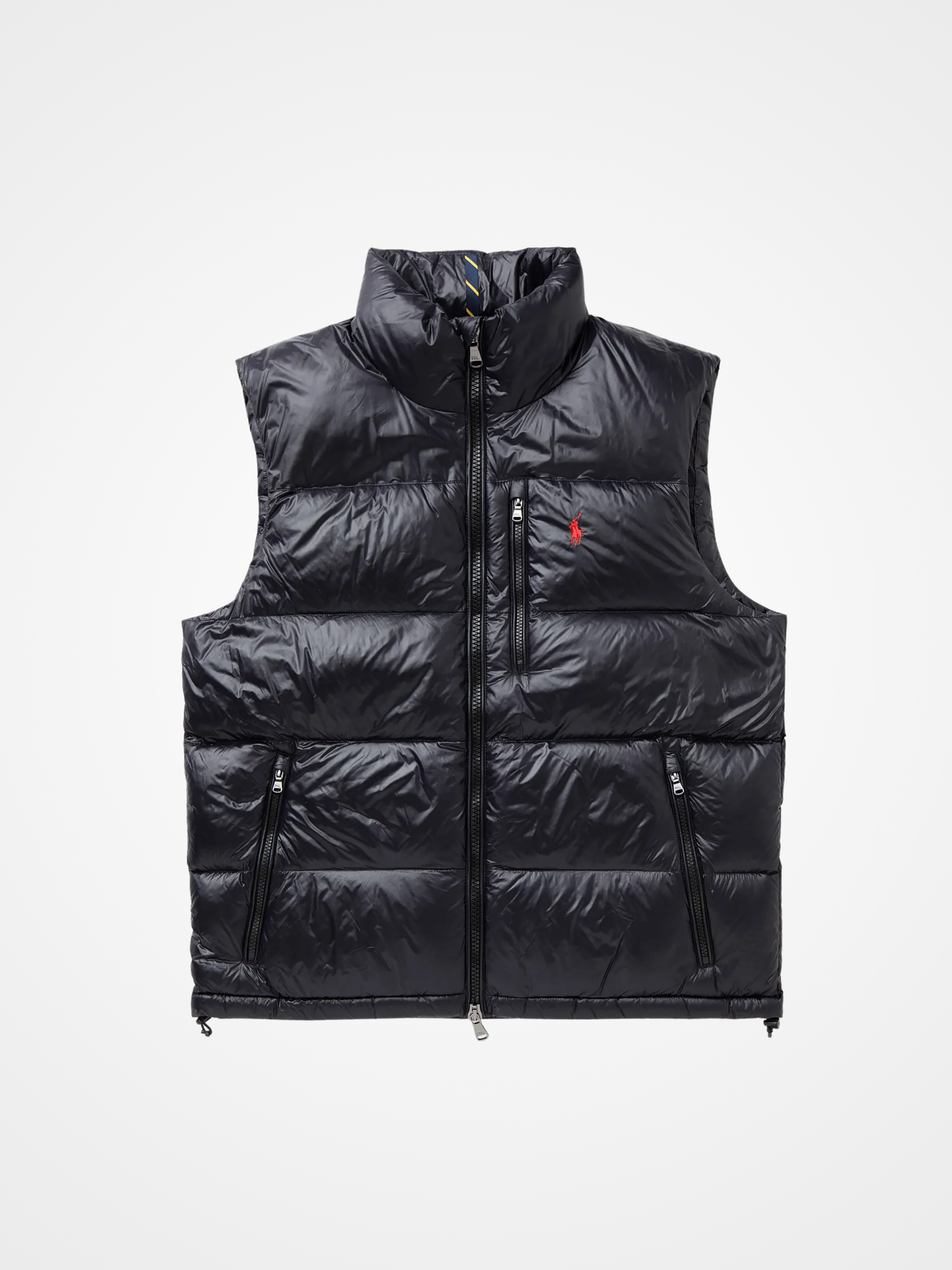 Glossy Down Vest Navy