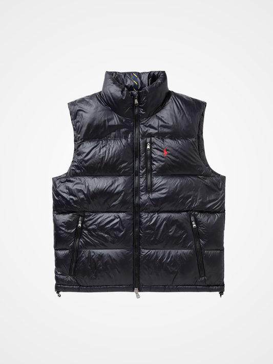 Glossy Down Vest Navy